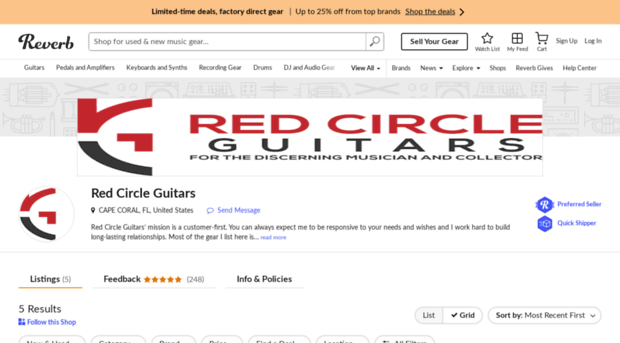 redcircleguitars.com