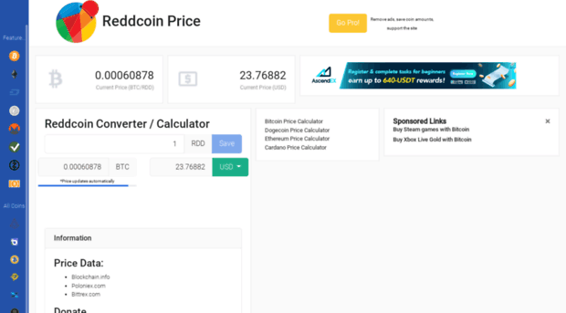 reddcoin.price.exchange