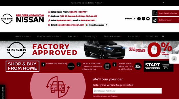 reddeernissan.com