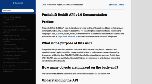 reddit-api.readthedocs.io