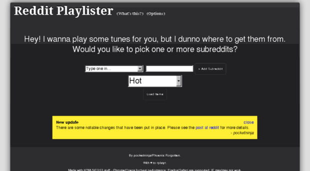 redditplaylister.phoenixforgotten.com