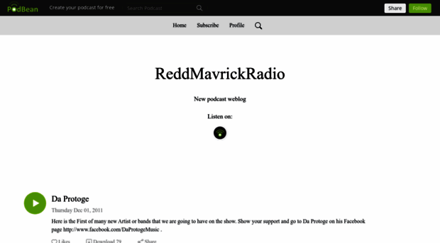 reddmavrickradio.podbean.com