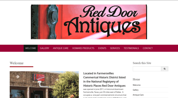 reddoorantiques.net