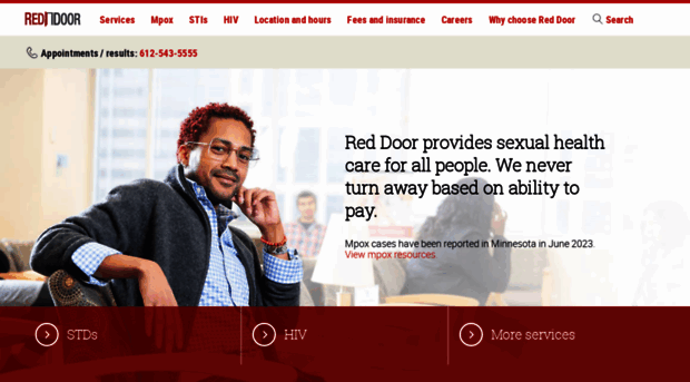 reddoorclinic.org
