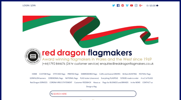 reddragonflagmakers.co.uk