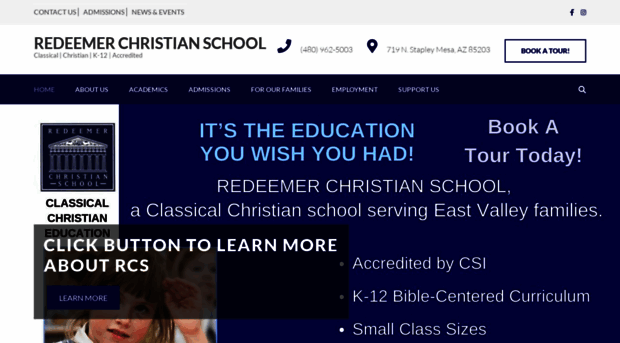 redeemerchristianschool.org