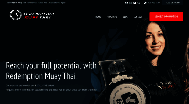 redemptionmuaythai.com