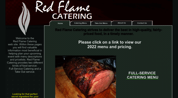 redflamecatering.com