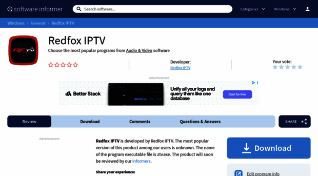 redfox-iptv.software.informer.com