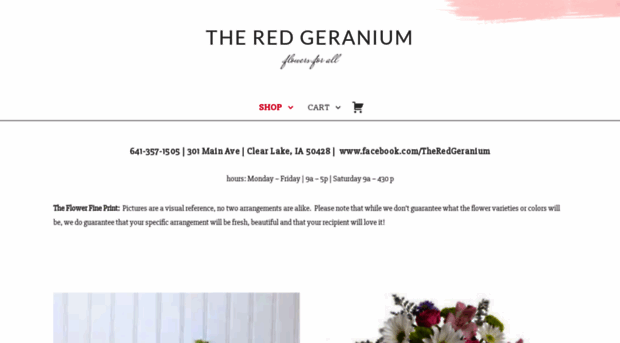 redgeraniumfloral.com