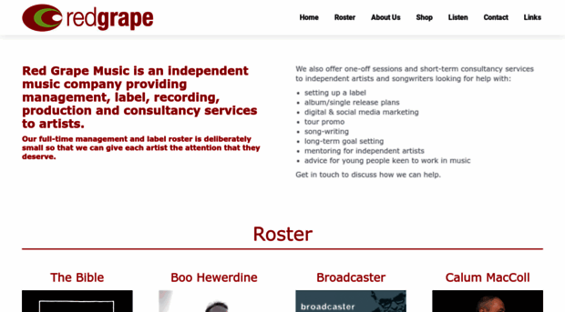 redgrapemusic.com