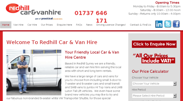 redhillcarandvanhire.co.uk