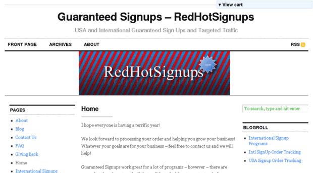 redhotsignups.com