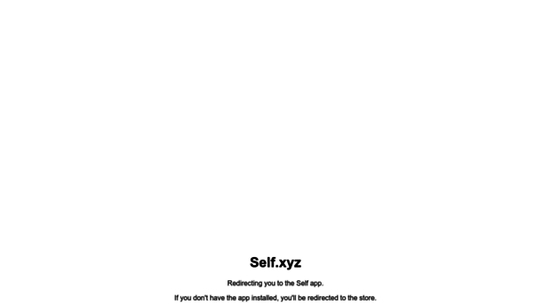 redirect.self.xyz