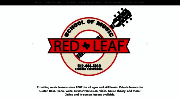 redleafschoolofmusic.com