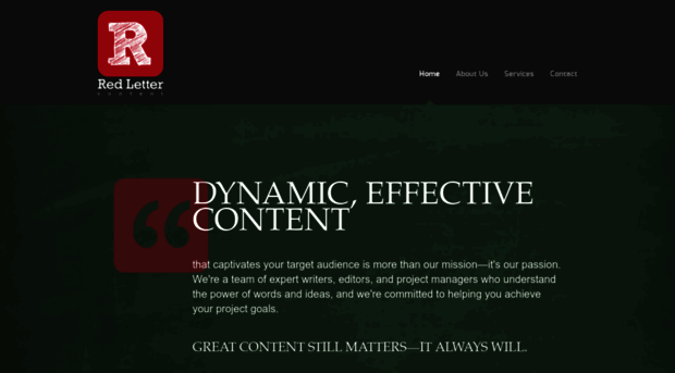 redlettercontent.com