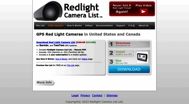 redlightcameralist.com