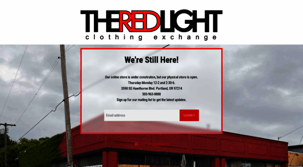 redlightclothingexchange.com