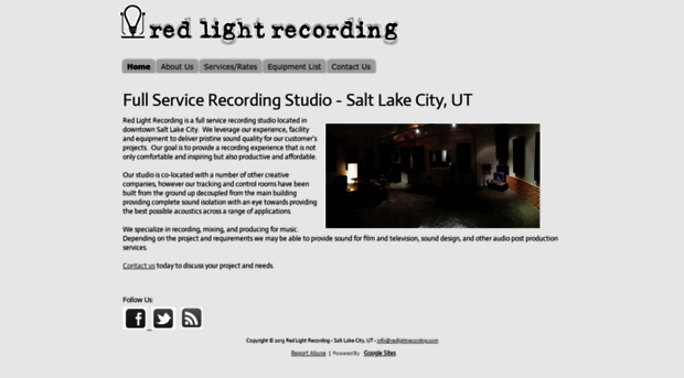 redlightrecording.com