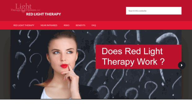 redlighttherapy.lighttherapyoptions.com