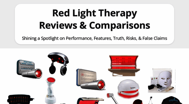 redlighttherapycomparisons.com