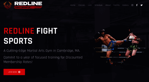 redlinefightsports.com