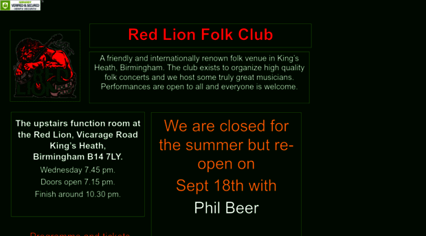 redlionfolkclub.com