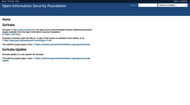 redmine.openinfosecfoundation.org