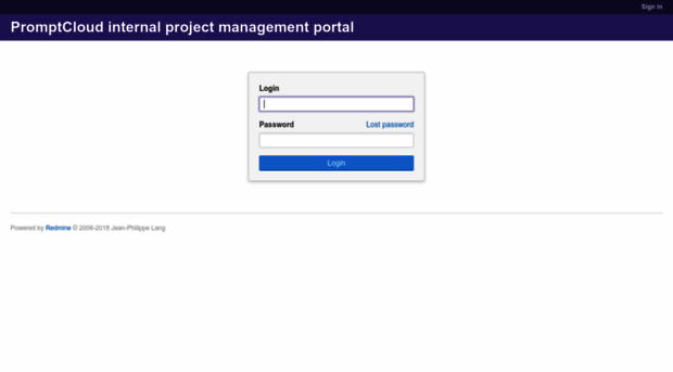 redmine.promptcloud.com