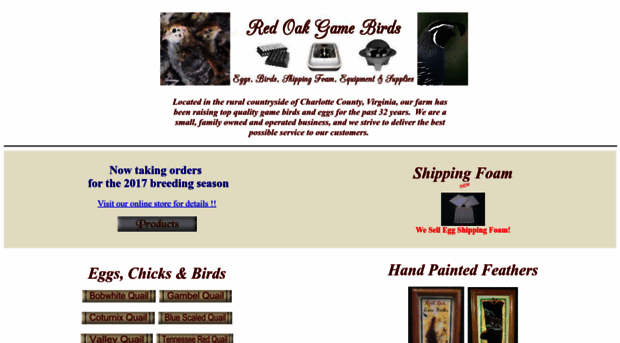 redoakgamebirds.com