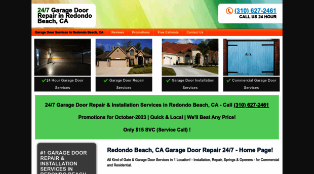 redondobeachcagaragedoors.com