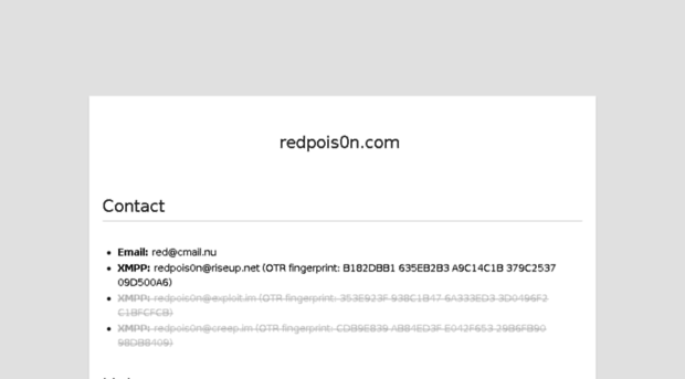 redpois0n.com