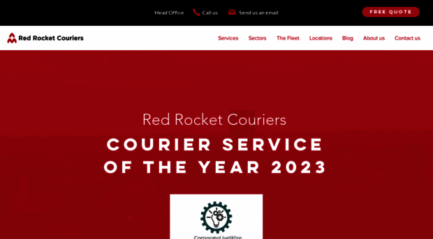 redrocketcouriers.com