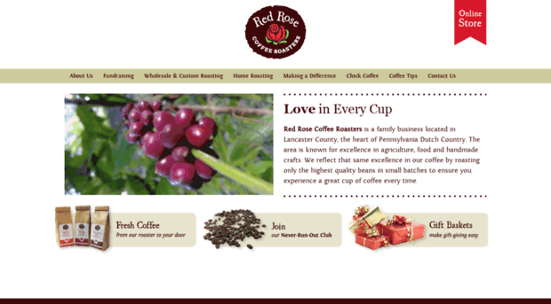 redrosecoffeeroasters.com