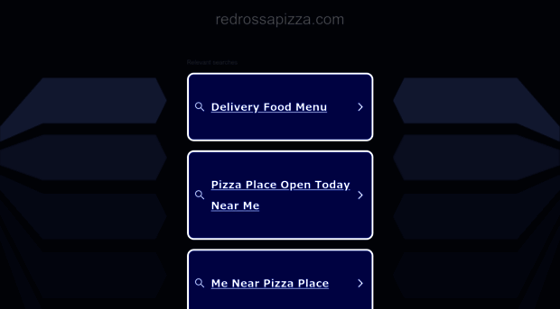 redrossapizza.com