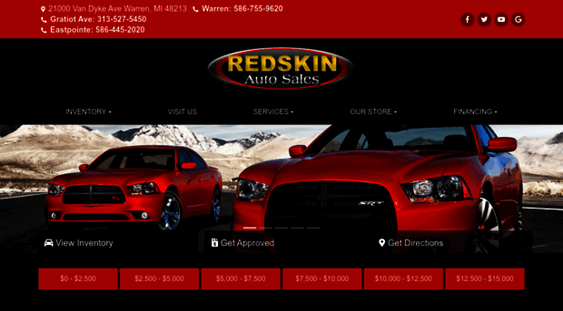 redskinautosales.com