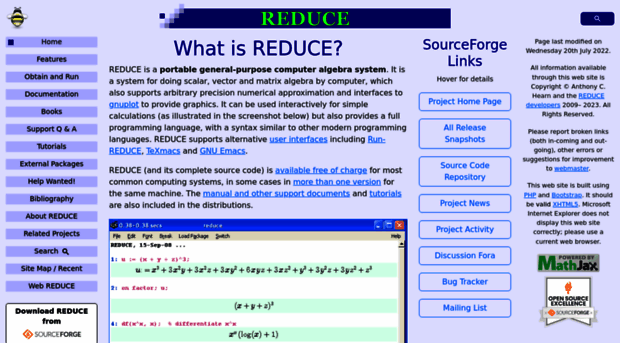 reduce-algebra.sourceforge.net