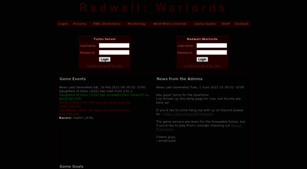 redwallwarlords.com