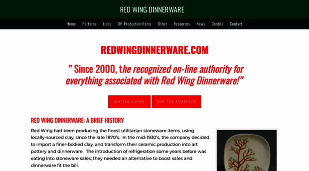 redwingdinnerware.com