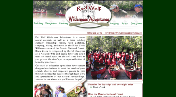 redwolfwildernessadventures.com