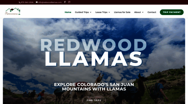 redwoodllamas.com