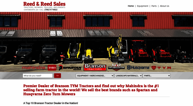 reedandreedsales.com - Branson TYM Tractor Dealer | R... - Reed And Sales