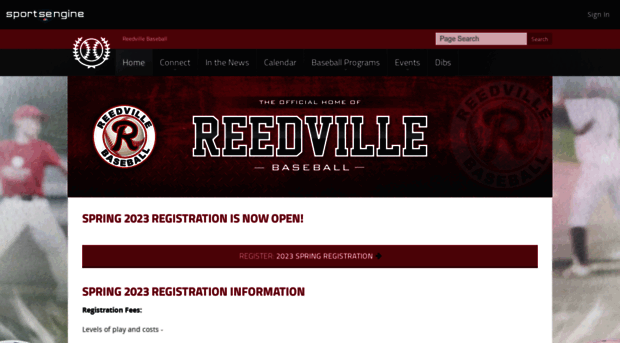 reedvillebaseball.com