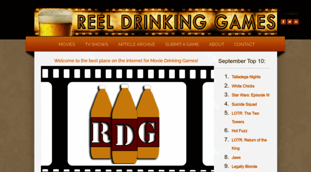 reeldrinkinggames.com