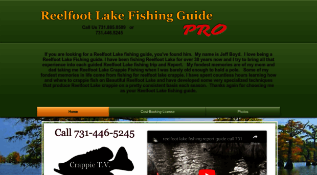 reelfootlakefishingguidepro.com