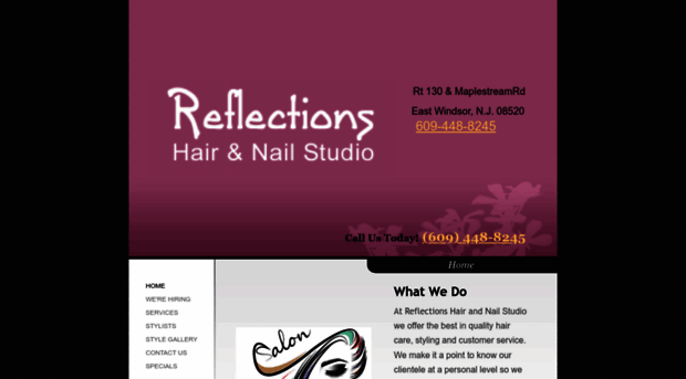 reflectionshairandnail.com