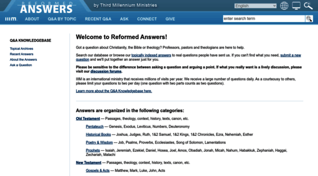 reformedanswers.org