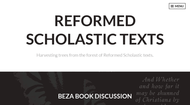 reformedscholastictexts.wordpress.com