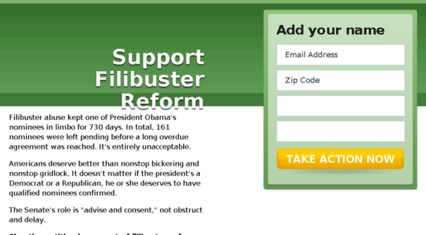 reformthefilibusternow.com