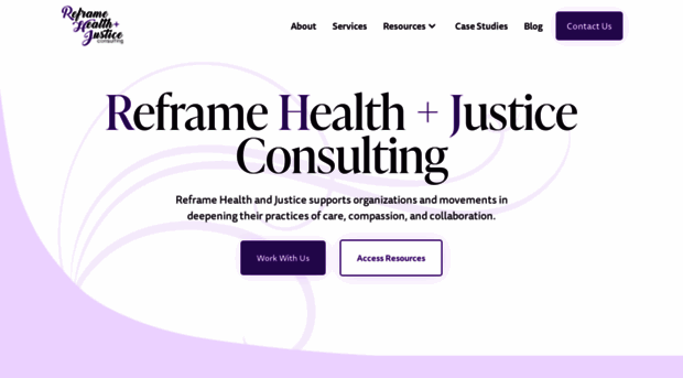 reframehealthandjustice.com